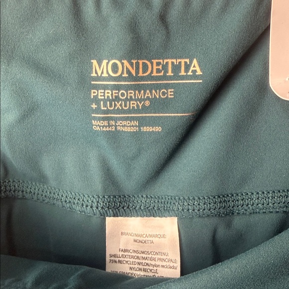 Mondetta Women's Deep Teal Leggings - Picture 6 of 6